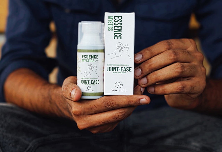 Joint-Ease Herbal Comfort Oil bottle and box